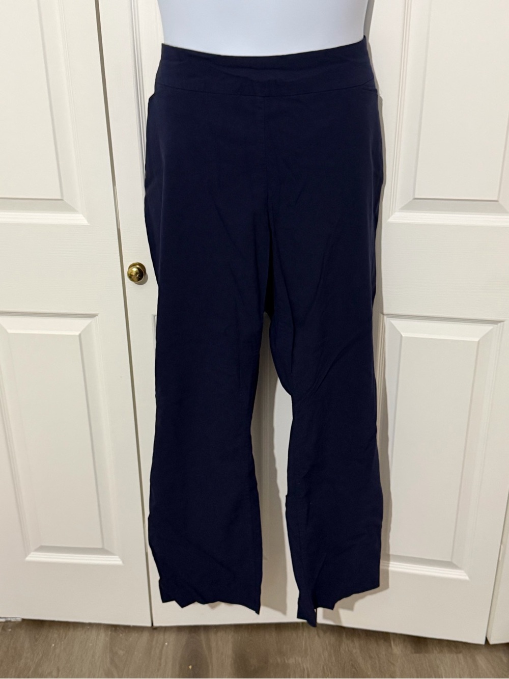Westbound Navy Wide-Leg Pull-On trousers 20wr